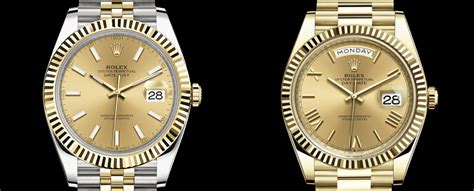 rolex datejust vs day date|day date 36 rolex price.